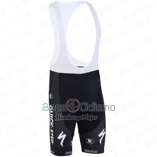 Etixx Quick Step Ropa Ciclismo Culotte Corto 2016 Mangas Cortas Negro y AMarillo